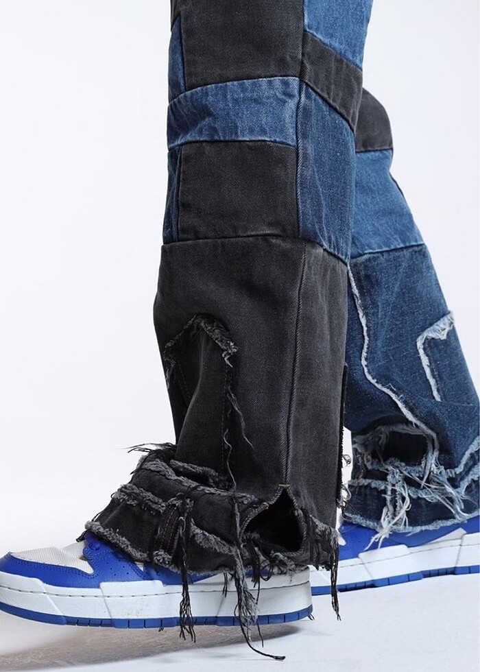 Jaded London Patched Cargo Jean - Görsel 2