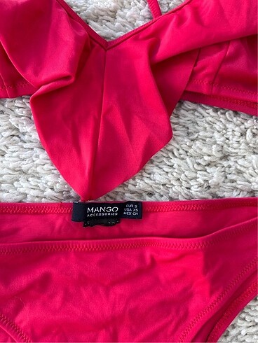 s Beden kırmızı Renk Mango Bikini Takımı
