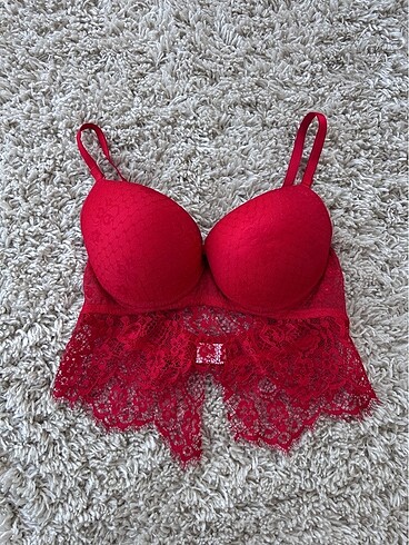 Dantel Pushup Bralet Sütyen