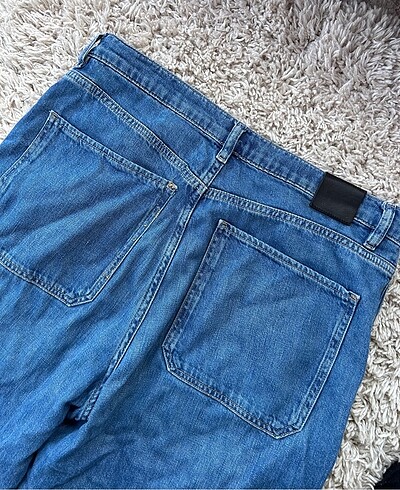 xl Beden mavi Renk Massimı Dutti Oversize Jean
