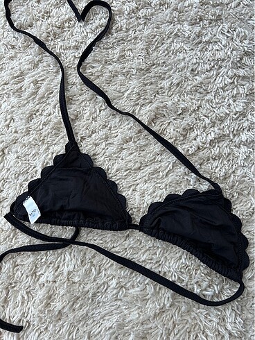 m Beden siyah Renk Kyo Bağlamalı Bikini Üstü