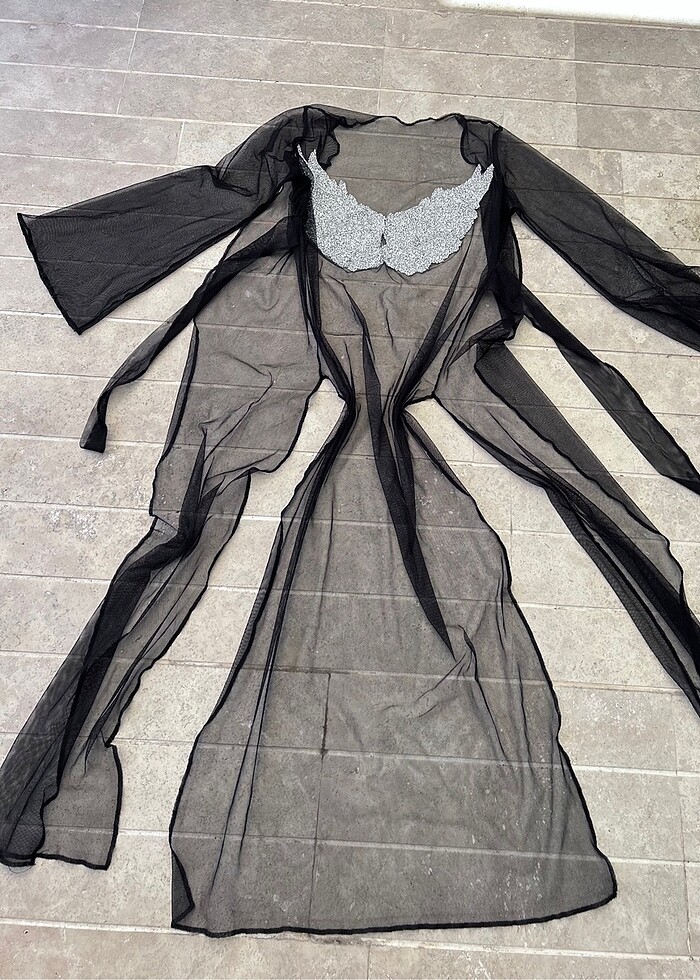 Tül Transparan Pareo - Görsel 5