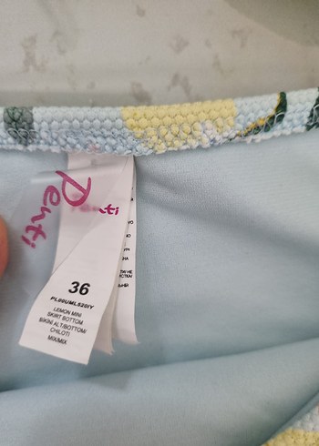 Sarı Desenli Bikini - Görsel 6