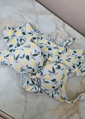 Sarı Desenli Bikini