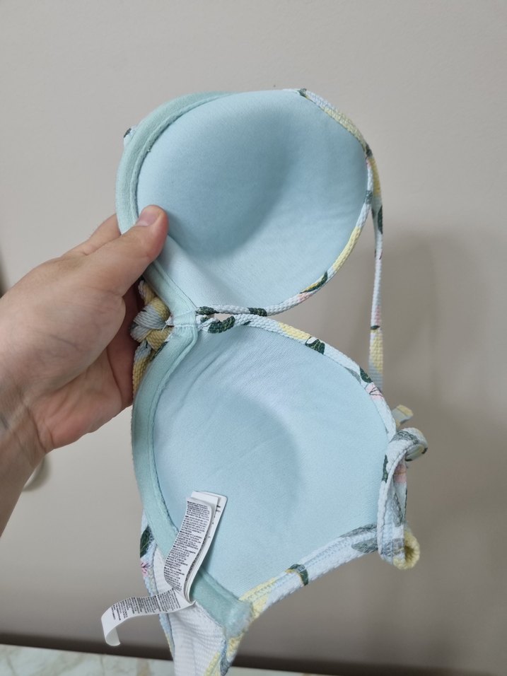 Sarı Desenli Bikini - Görsel 4