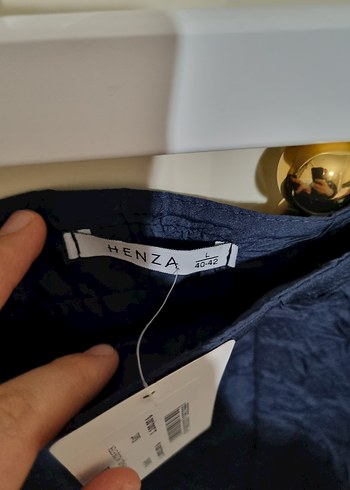 Lacivert Uzun şık  Etek - Görsel 4