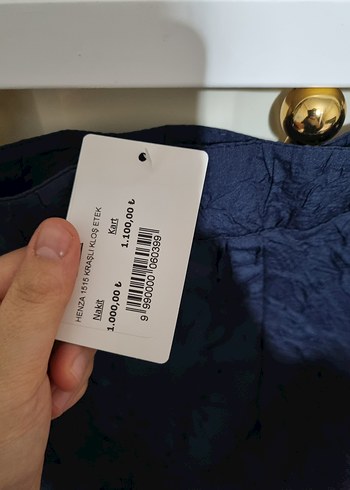 Lacivert Uzun şık  Etek - Görsel 2