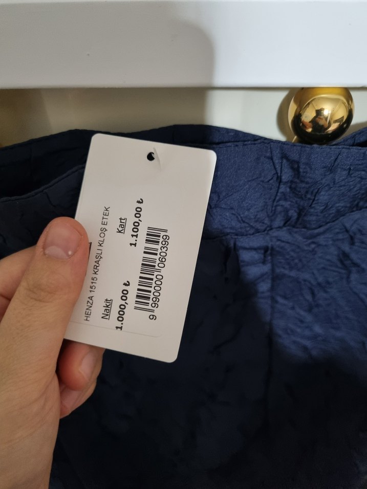 Lacivert Uzun şık  Etek - Görsel 2