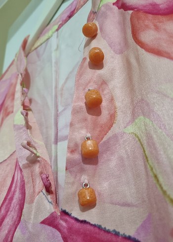 oxxo Pembe Uzun Salaş Bohem Elbise - Görsel 6