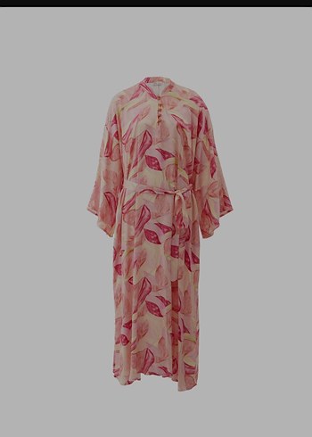 oxxo Pembe Uzun Salaş Bohem Elbise - Görsel 2