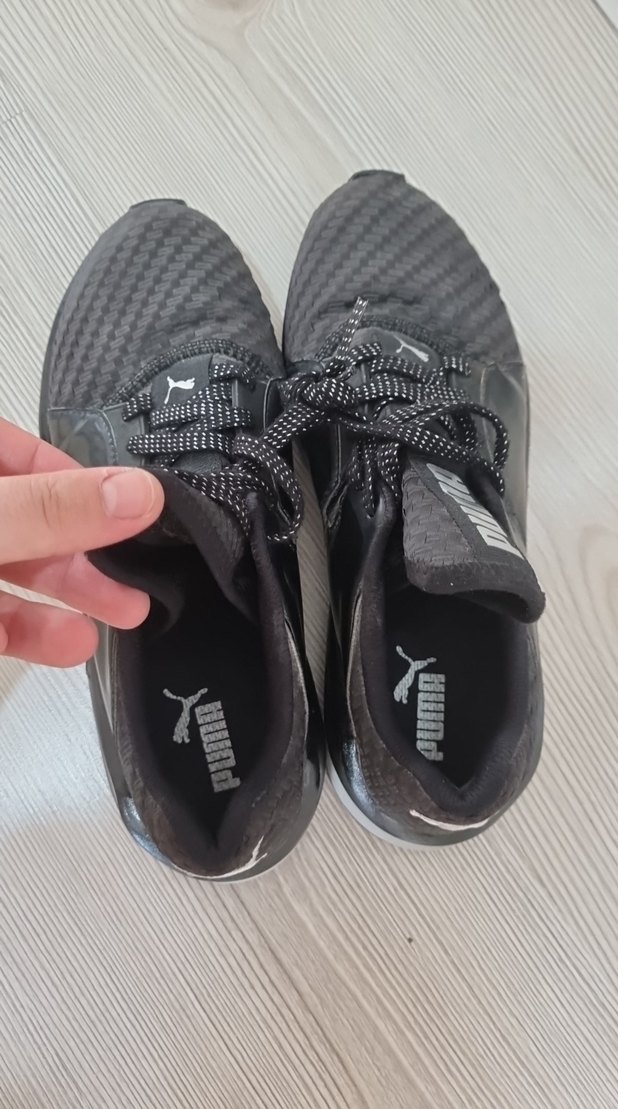 orjinal puma Siyah Gri Spor Kadın Sneakers - Görsel 3