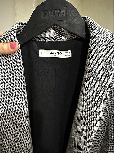 Mango blazer ceket sıfır ayarında kalındır