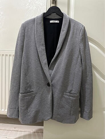 m Beden Mango blazer ceket sıfır ayarında kalındır