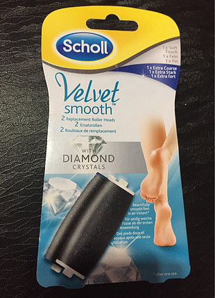 Scholl velvet smooth 2?li yedek başlık 
