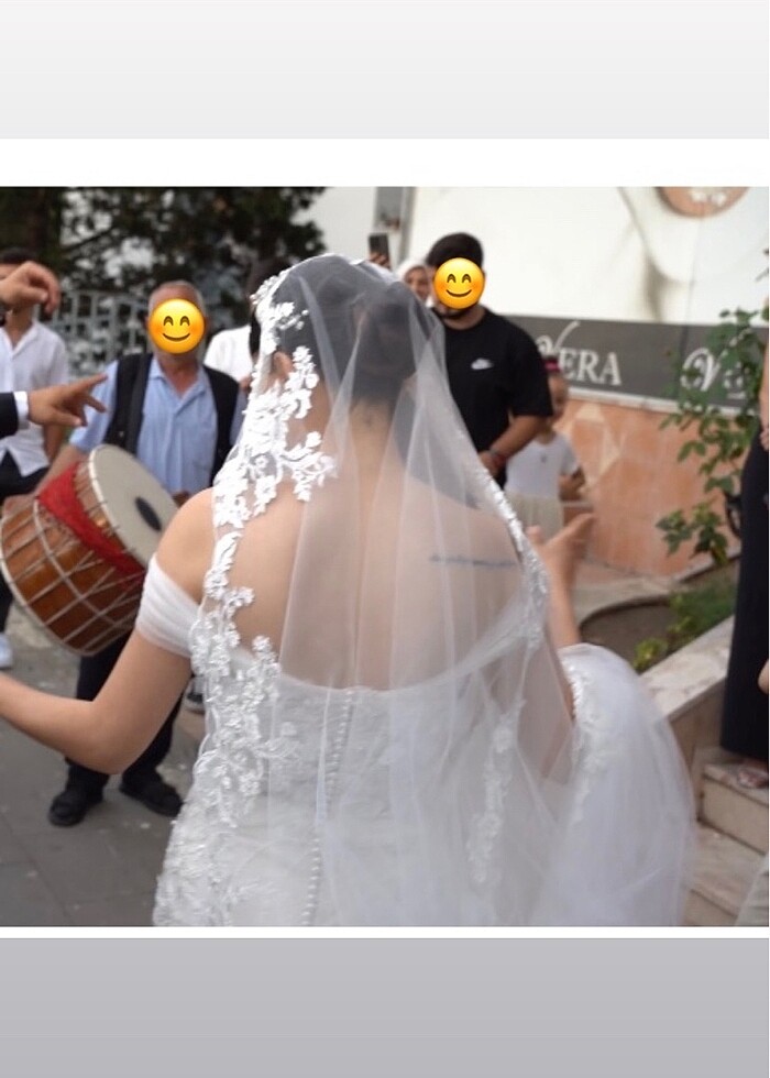 Sebnemsonmezbridal markalı Dantel işlemeli gelinlik - Görsel 2