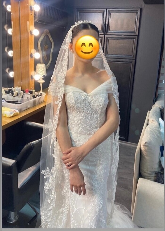 Sebnemsonmezbridal markalı Dantel işlemeli gelinlik - Görsel 3