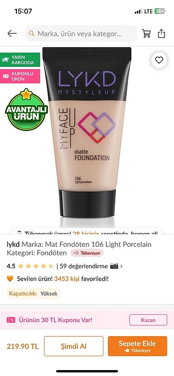 Fondöten LYKD