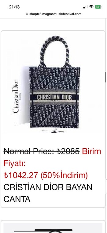 Dior çanta