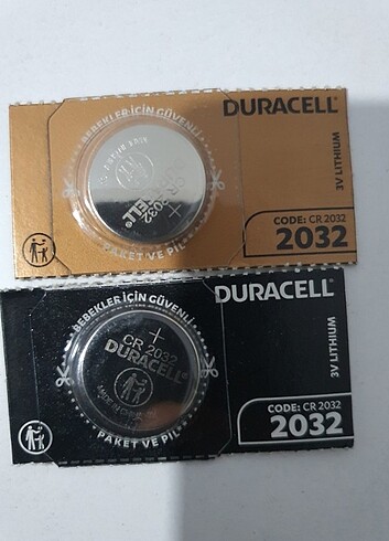  Beden Renk Duracell 2032 pil