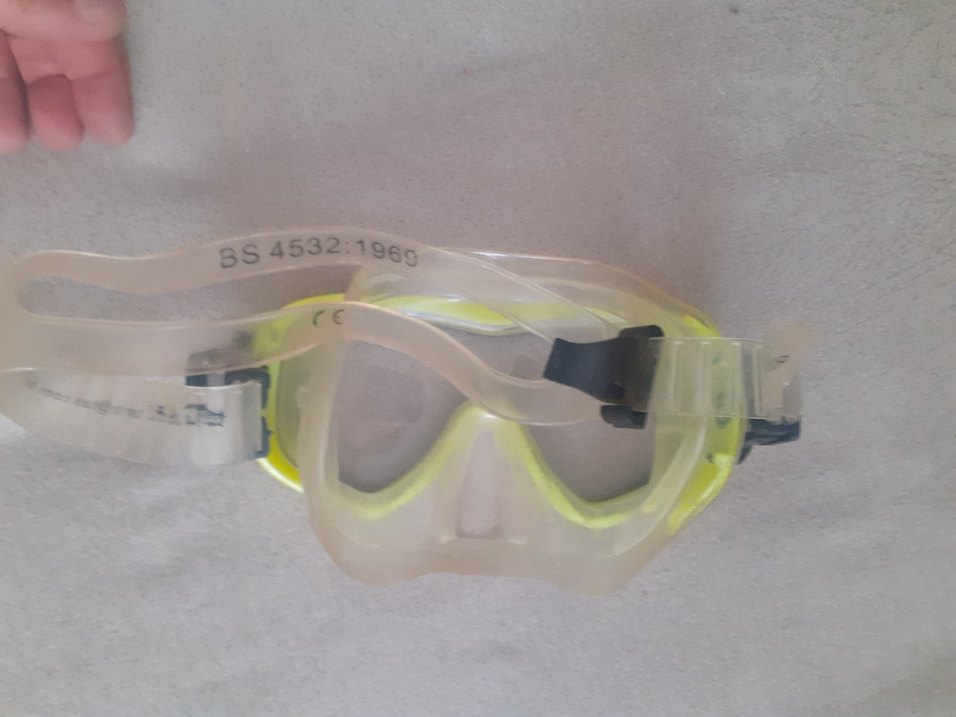 Sarı Mini Yüzücü Gözlüğü şnorkel - Görsel 2