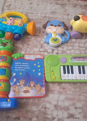 toptan sesli Renkli Eğitici Müzik Oyuncakları Seti