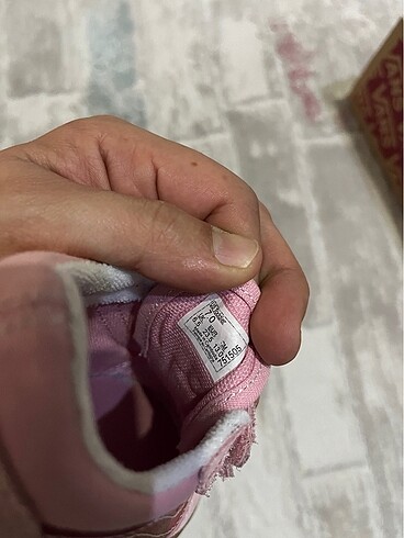 24 Beden pembe Renk Vans kız çocuk ayakkabı