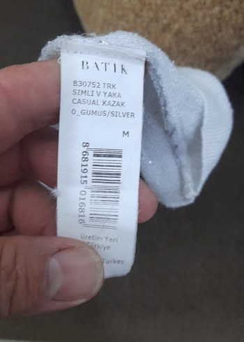 Beyaz Gri Elastik Baskılı Erkek Eldiven - Görsel 3