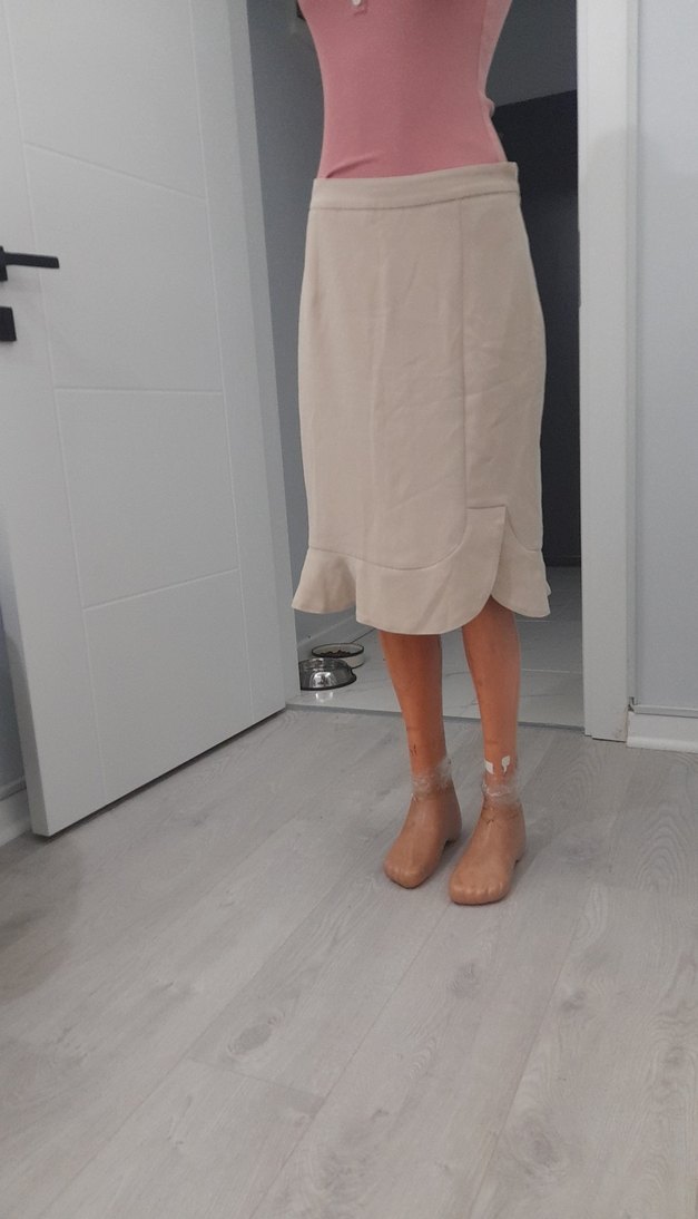 Bej Midi Eteği - Görsel 2