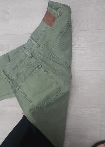 36 Beden Erkek Yeşil Regular Fit Denim Pantolon