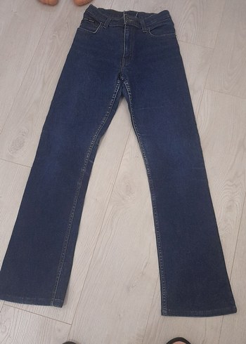 Kadın Normal Boy Mavi Denim Jean
