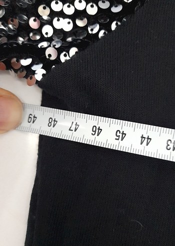 l Beden siyah Renk Dantel Detaylı Siyah V Yaka Triko Bluz