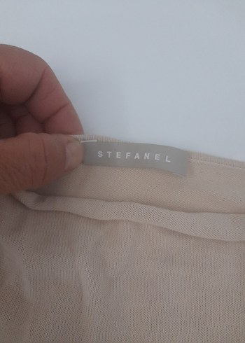 s Beden camel Renk Bej Dökümlü Yaka Kadın Keten Kazak