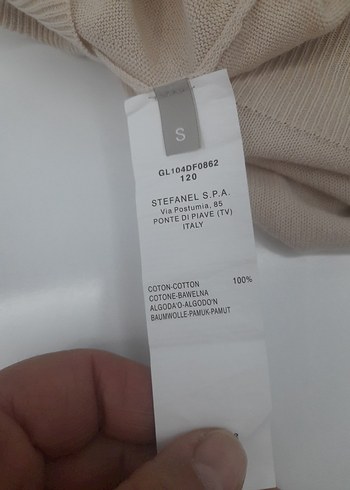 s Beden Bej Dökümlü Yaka Kadın Keten Kazak