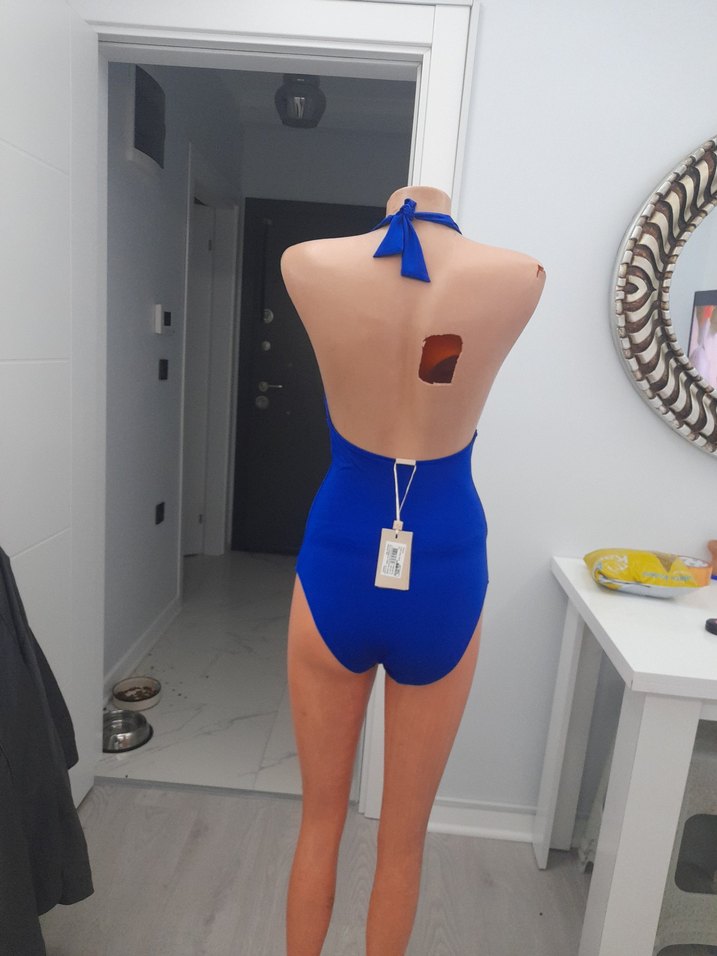 Seksi Mavi Mini Kadın Mayo - Görsel 3