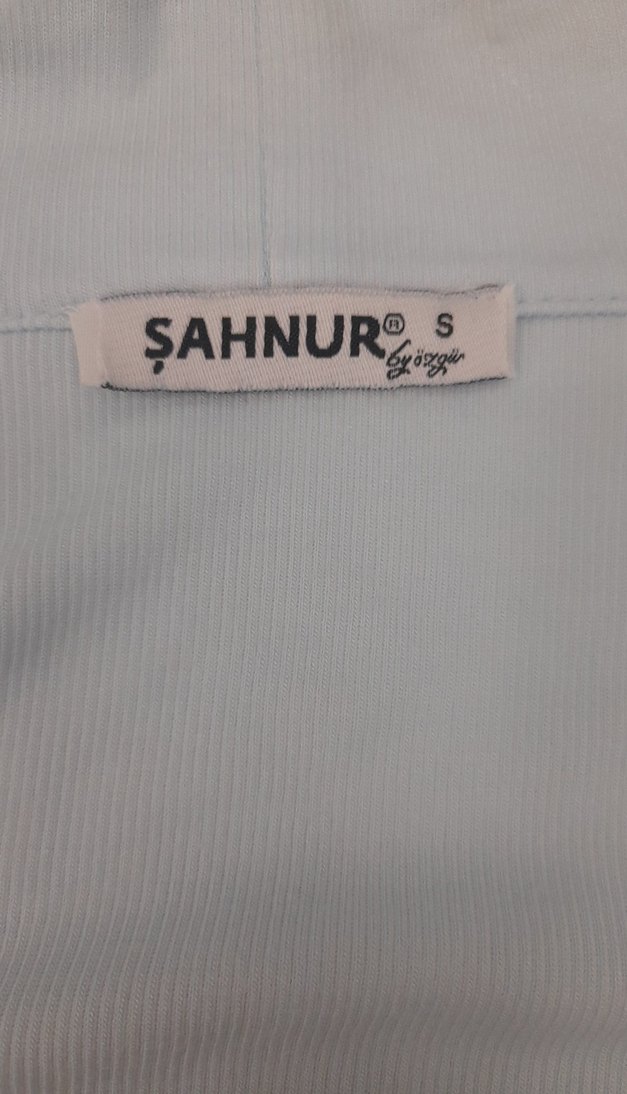 mavi Uzun Kollu Kadın sabahlik - Görsel 5