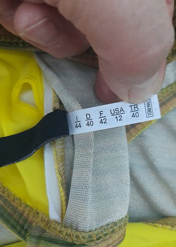 Sarı Tie-Dye Mini Bikini  takim - Görsel 7