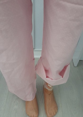 Penti Pembe Kemerli Rahat Kesim Kadın Pantolon