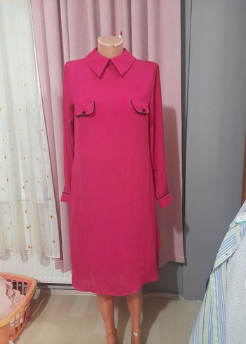 Pembe Uzun Kollu Tunİk genislik50 boy100