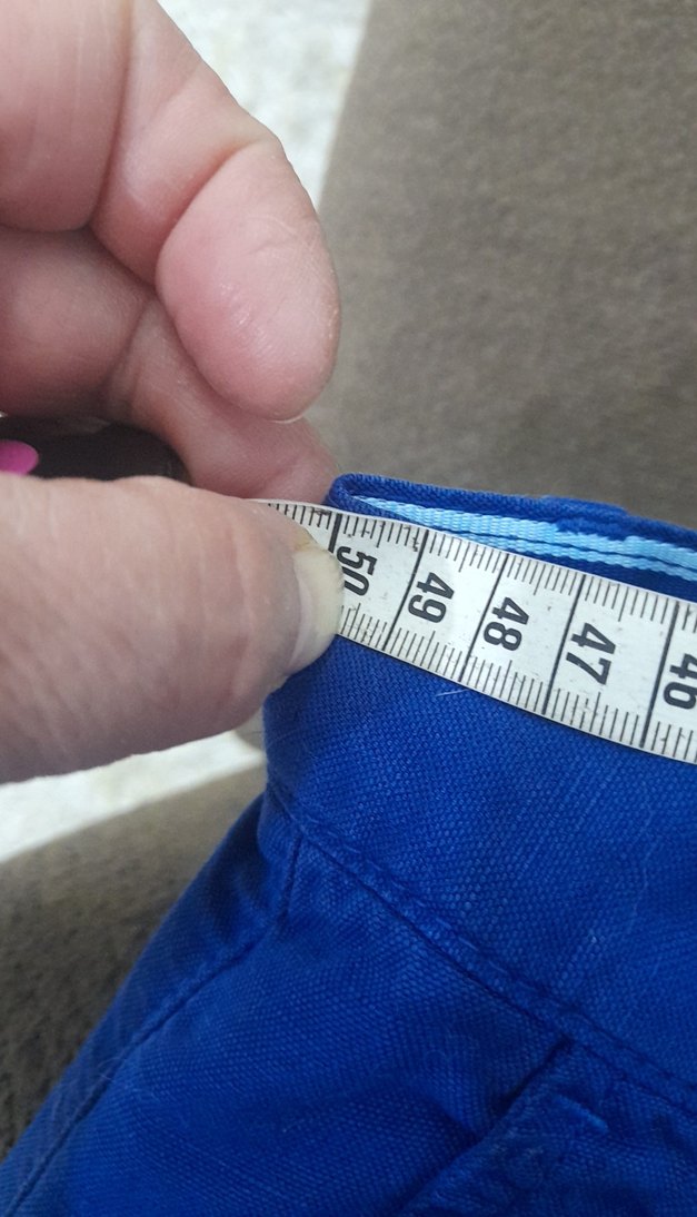 Erkek Mavi Kemerli Kısa Denim Şort - Görsel 5