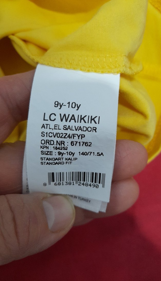 Kız Çocuk Sarı Fırfırlı Kolsuz Atlet - Görsel 3