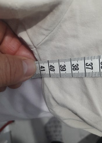 bej Kadın Kısa Kollu Pamuklu Tişört - Görsel 6