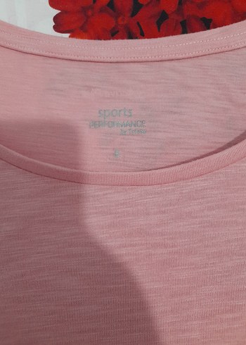 Pembe Kadın Oversize Basic Tişört sadece yıkandı giyilmedi - Görsel 5