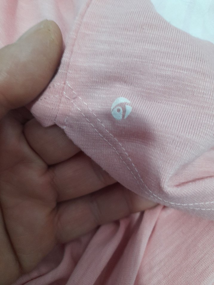 Pembe Kadın Oversize Basic Tişört sadece yıkandı giyilmedi - Görsel 4