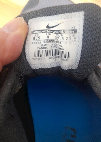 Gri Nike Kadın Spor Ayakkabı Velcro - Görsel 4