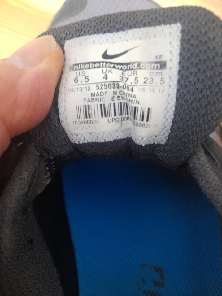 Gri Nike Kadın Spor Ayakkabı Velcro - Görsel 4