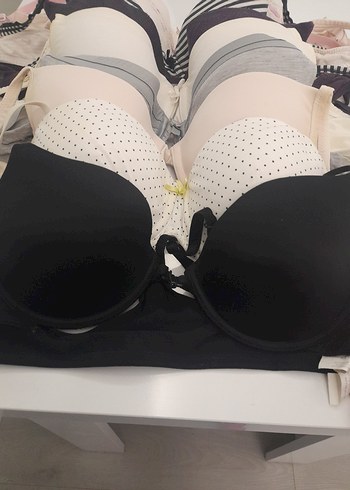 10 adet fiyati Mini Beyaz Modern Sütyen - Görsel 2