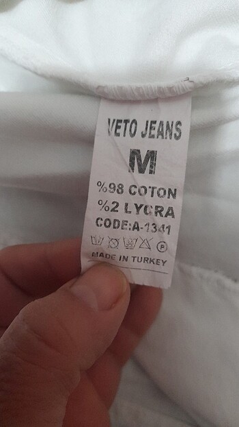 m Beden Veto Jeans marka M beden