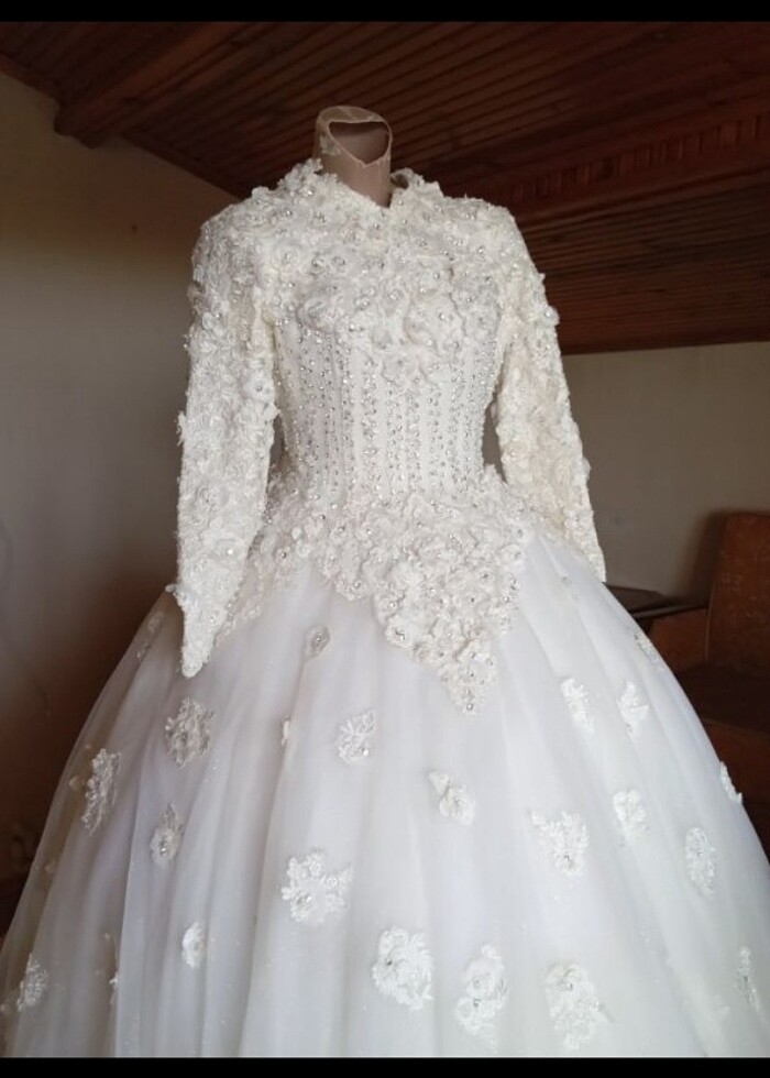 Özel tasarım tesettür gelin - Görsel 2