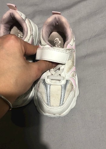 Kız Çocuk Beyaz spor ayakkabısı - Görsel 5