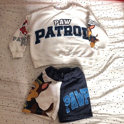 Zara 4/5 yaş sweatshirt şort takım